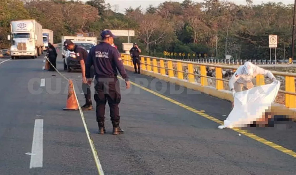 Fallece sujeto arrollado en la carretera Costera