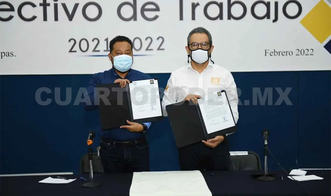Unach y Staunach suscriben contrato colectivo de trabajo