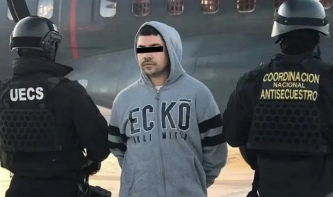 Trasladaron al detenido al estado de Zacatecas en un avión perteneciente a las Fuerzas Armadas. Cortesía