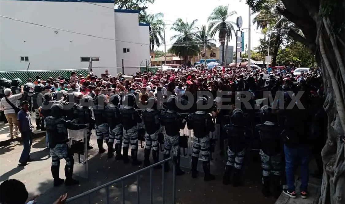 No cesa la llegada de migrantes a Tapachula