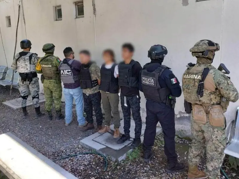 La detención fue expuesta por la Mesa de Coordinación Estatal para la Construcción de la Paz. Cortesía