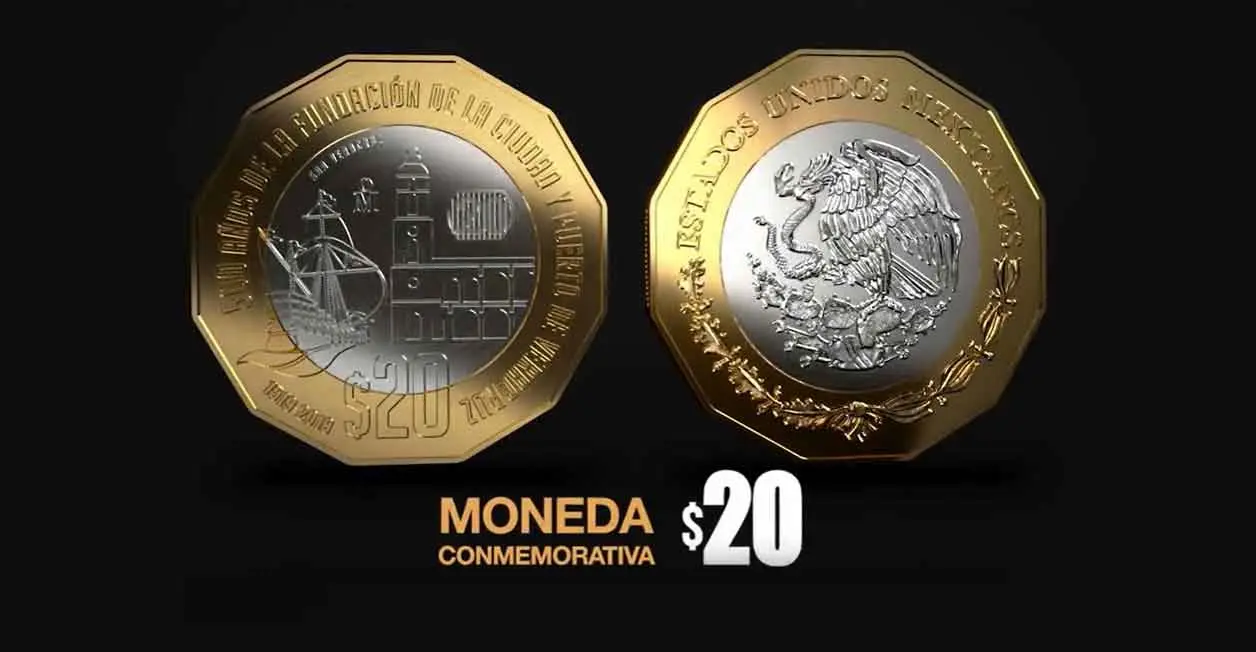 Monedas de 20 pesos ganan premio