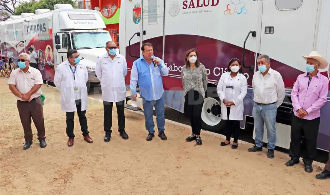 Instalan caravana de salud “Chiapas de Corazón”