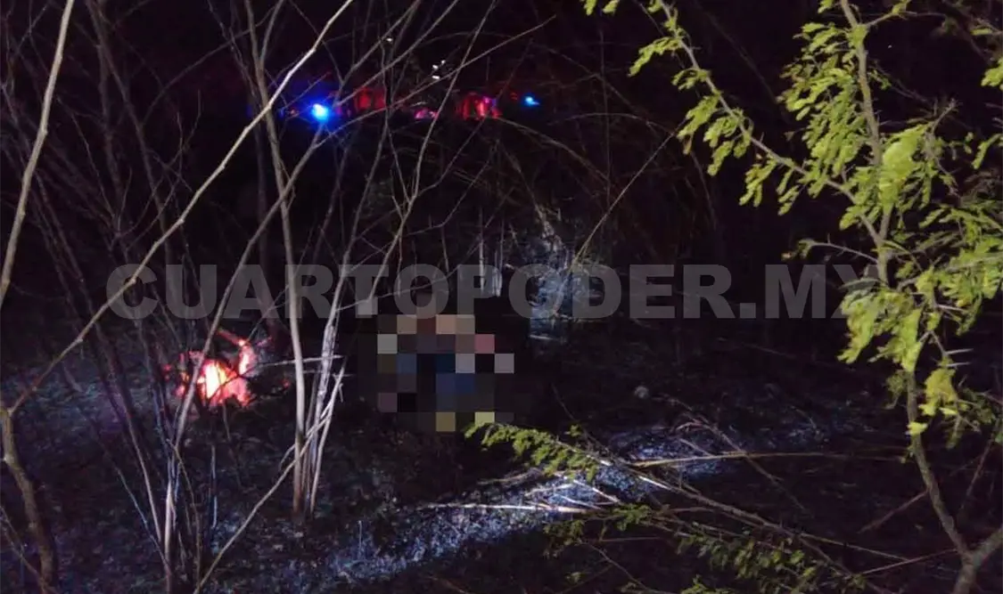 Controlaban incendio de pastizal y hallan un cuerpo