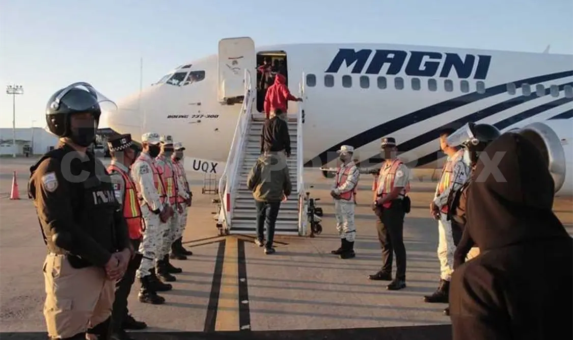Deporta Migración vía aérea a 115 nicaragüenses