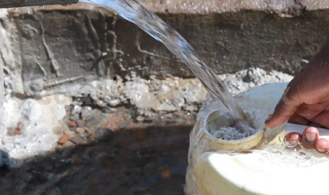 La falta de agua potable es un detonante de enfermedades intestinales. Cortesía