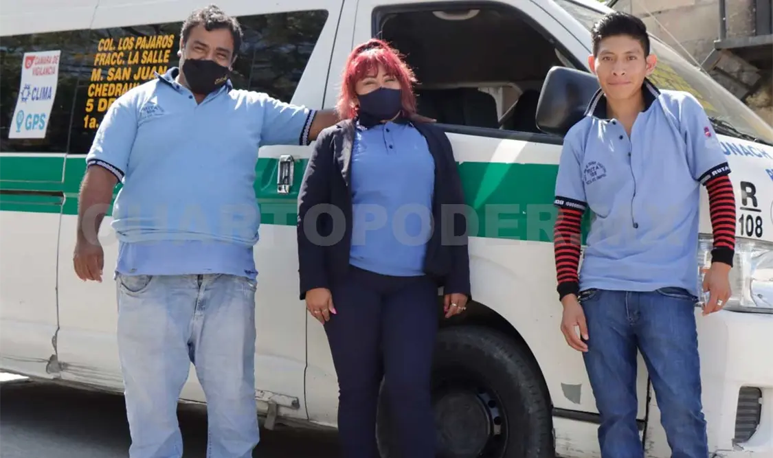 Doña Susi comenta que sus compañeros conductores son muy respetuosos con ella. Diego Pérez / CP
