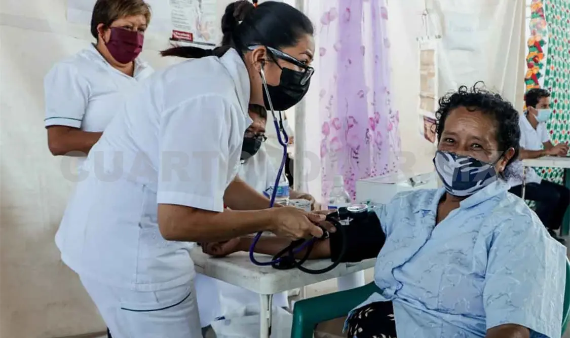 Reciben pobladores Jornada y Feria de la Salud