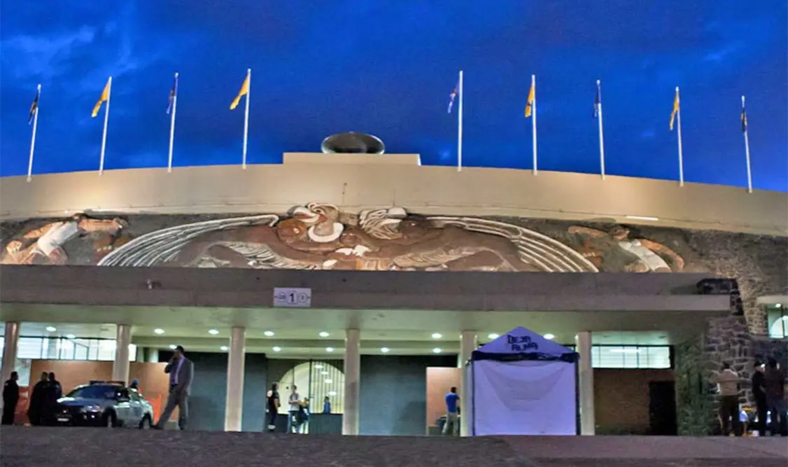 El estadio Olímpico Universitario se iluminará de morado. Cortesía