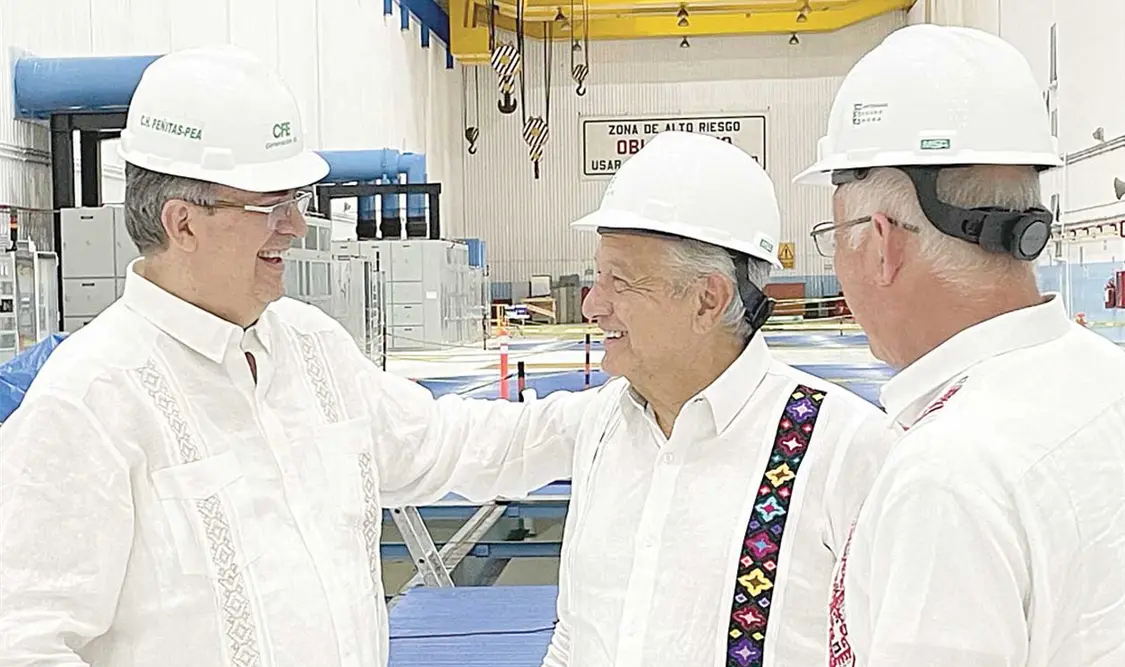 El presidente Andrés Manuel López Obrador supervisó los trabajos de la presa Peñitas, en donde destaca que fue acompañado por Ken Salazar. Cortesía