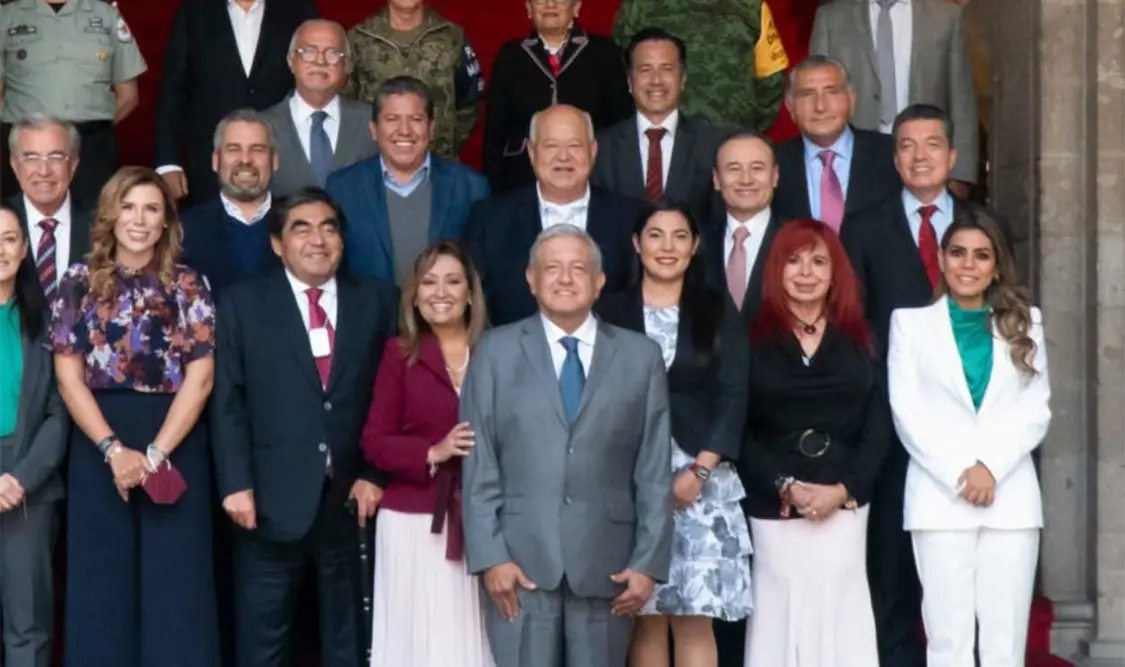 Las gobernadoras y gobernadores de Morena y partidos aliados salieron a respaldar al gobierno del presidente Andrés Manuel López Obrador. Cortesía