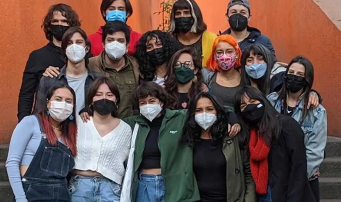 Estudiantes del Centro de Capacitación Cinematográfica. Cortesía