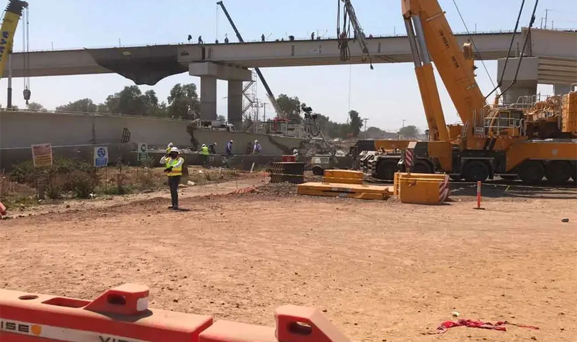 Obra para AIFA no paró tras muerte de un trabajador