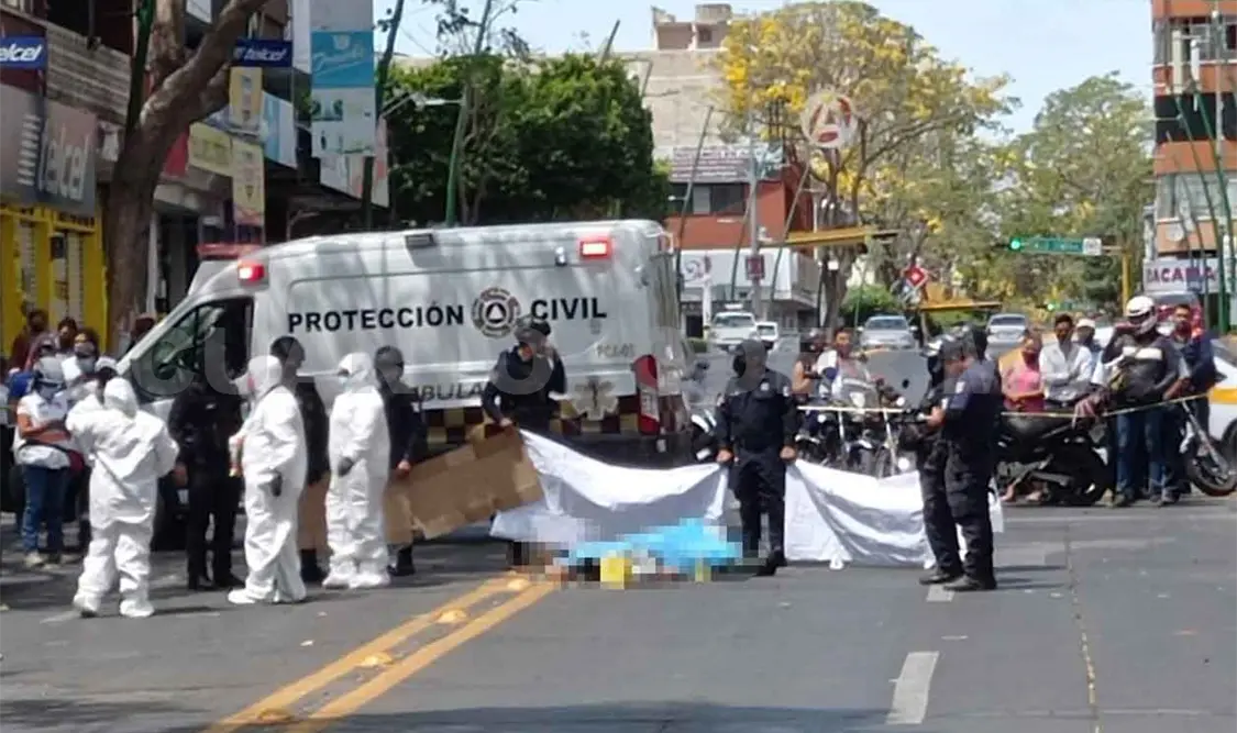 Arrollan y matan a motorista en pleno centro