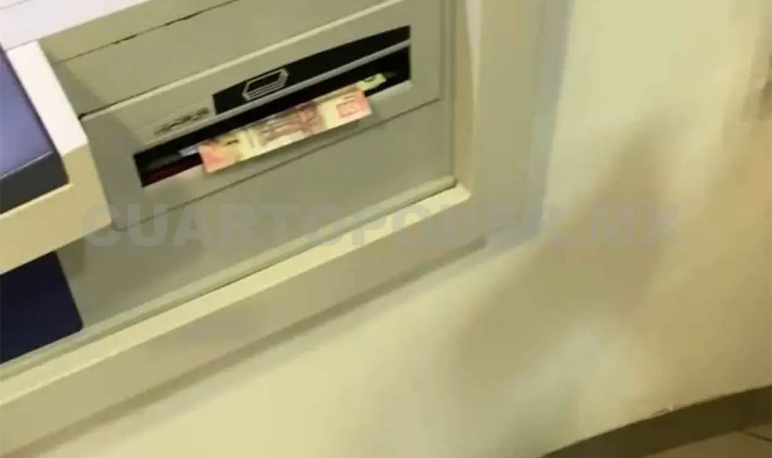 Ladrones colocan trampa en cajeros