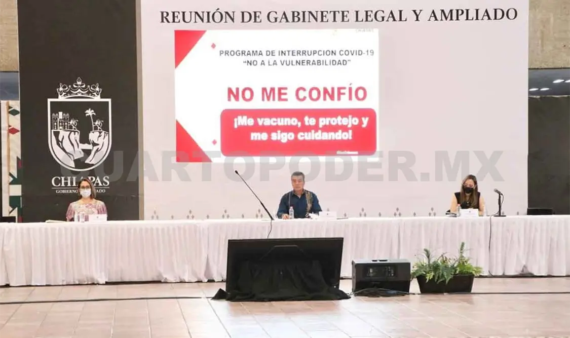 Encabeza REC reunión con Gabinete Legal y Ampliado