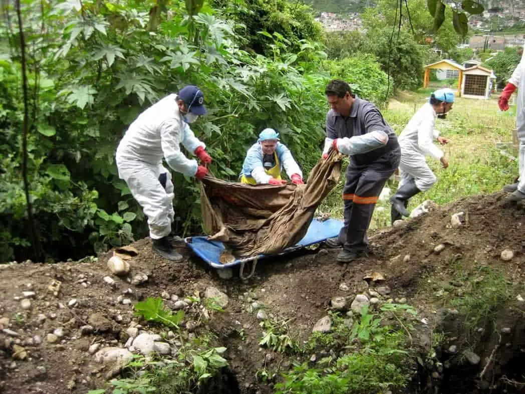 El funcionario informó que desde 2019 se llevó a cabo un ejercicio para levantar un censo de restos humanos y cuerpos. Cortesía