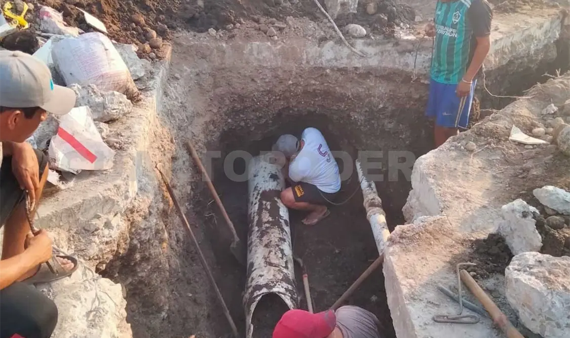 Restablecen agua potable en colonias del sur