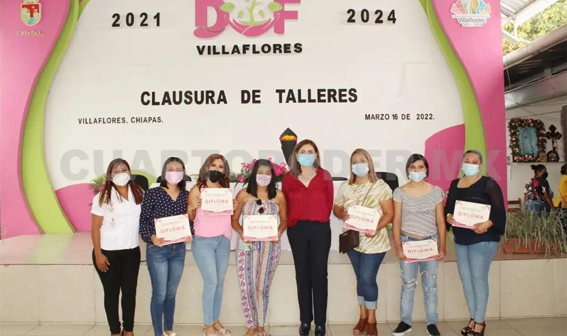 Clausuran cursos-talleres del DIF Municipal