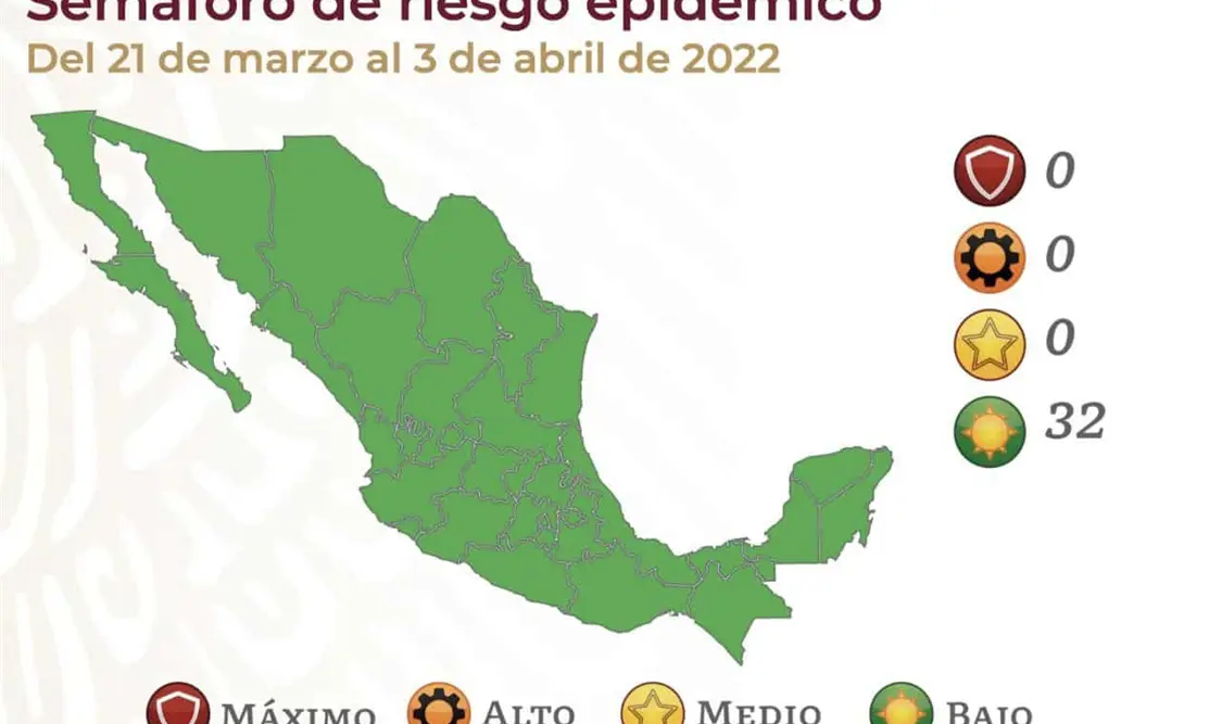 México regresa en su totalidad a semáforo verde por Covid-19