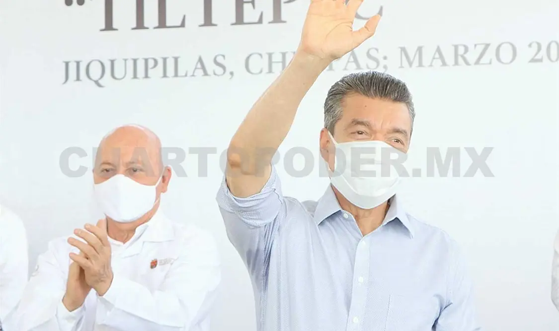 El mandatario destacó que aun con las dificultades que ha representado la pandemia, Chiapas se mantiene con la tasa más baja en casos y defunciones. CP