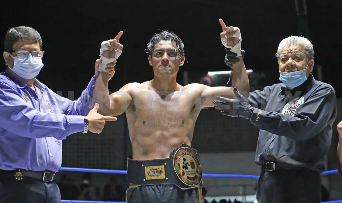 En abril, el actual campeón wélter del estado defenderá su cinturón en Frontera Comalapa. Diego Pérez/CP