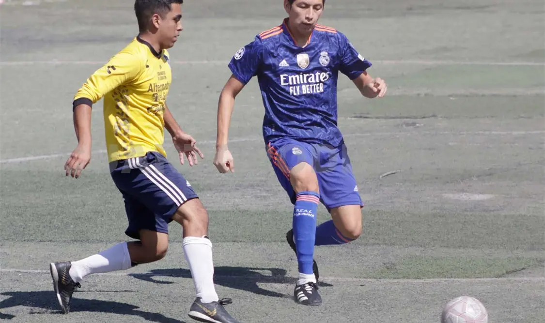 El campeonato de Futbol Rápido se juega en la cancha de Futbol Rápido del parque Pañuelo Rojo. Diego Pérez/CP