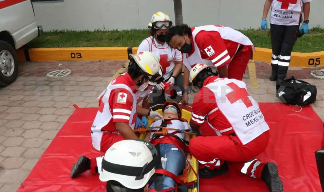 Realizan simulacro estatal con hipótesis de sismo