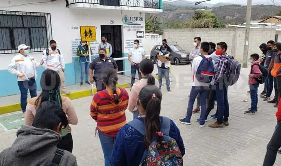 Teopisca participa en simulacro de sismo