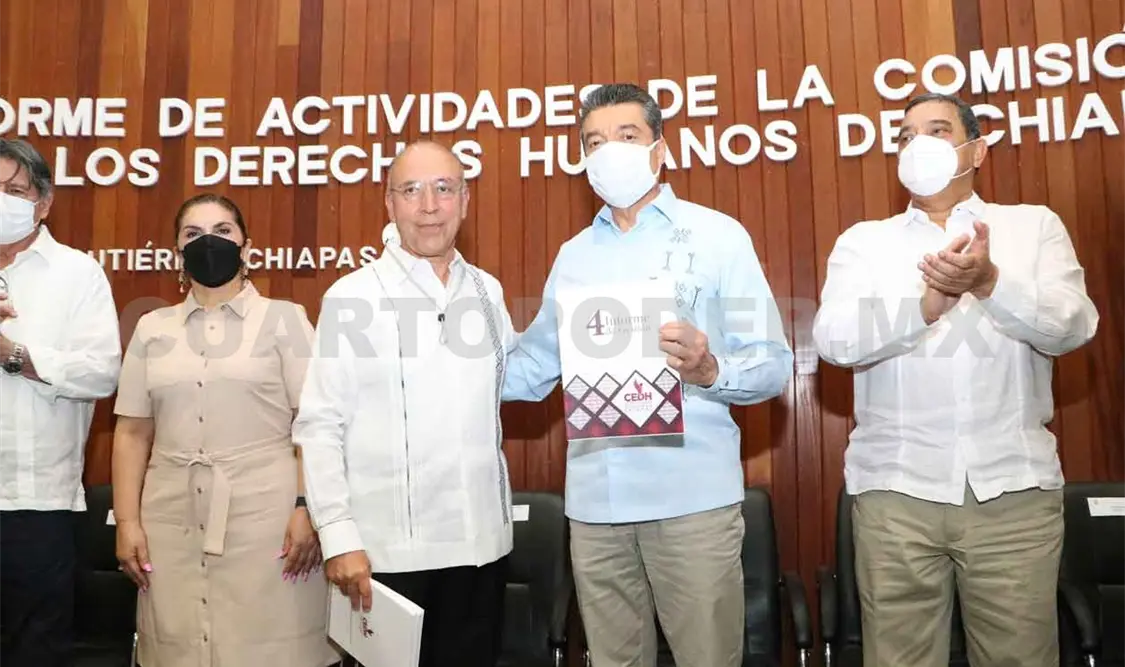 Gobernador asiste al Cuarto Informe de la CEDH