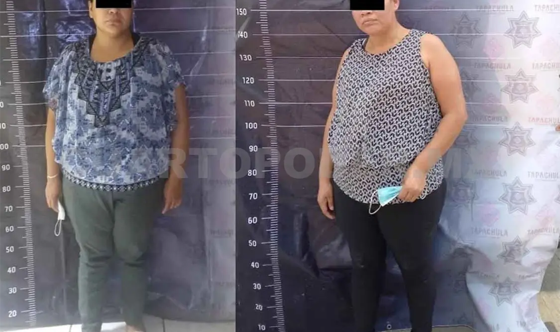 Mujeres detenidas por robo en la tienda Sams