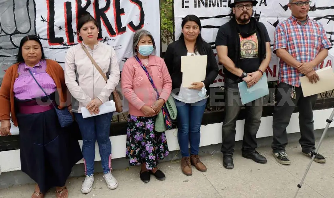 Piden libertad inmediata de tres indígenas tsotsiles