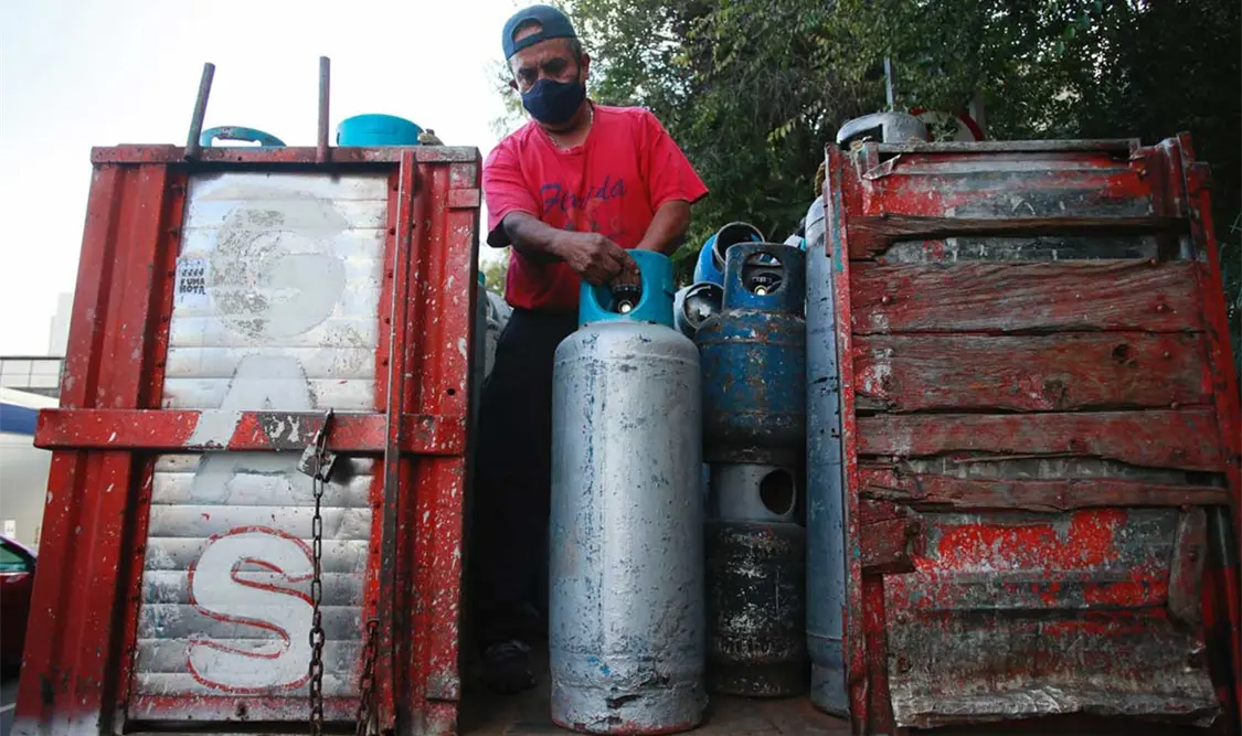 El precio promedio del gas doméstico LP acumula un incremento de 21.8 % en todo el país. Cortesía