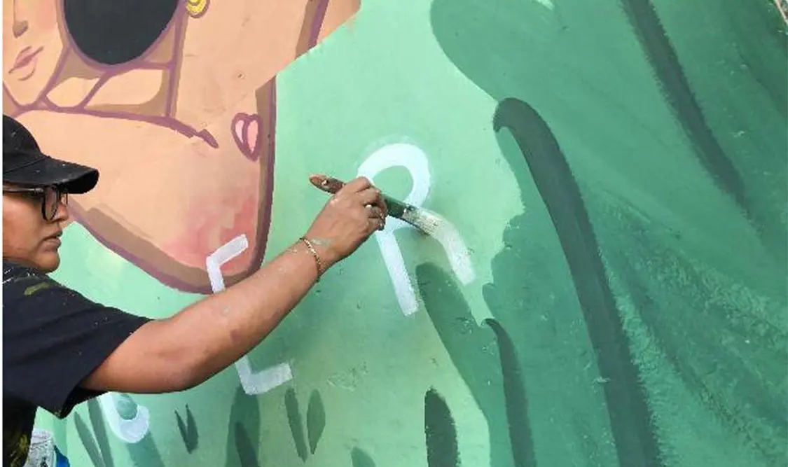 El proyecto consiste en crear murales en espacios estratégicos de la capital chiapaneca. Cortesía