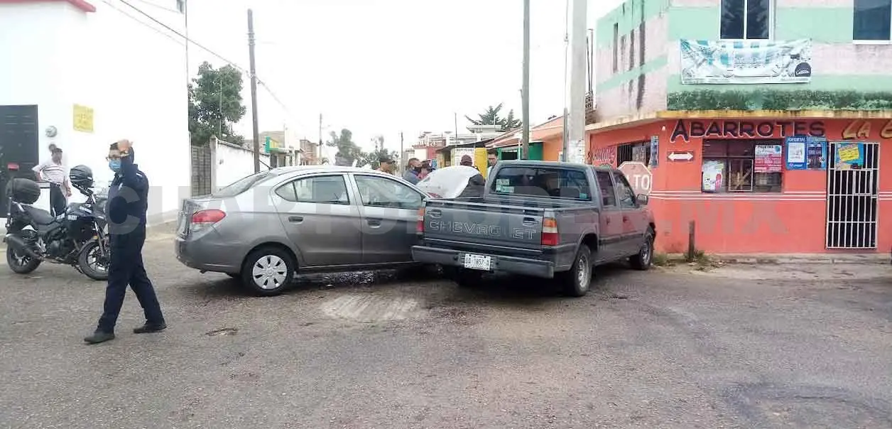 Par de accidentes salda con dos lesionados