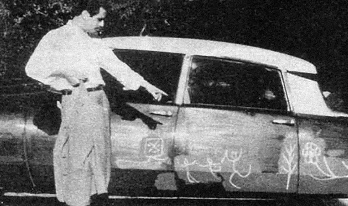 Imagen del auto que pintó el artista español. Cortesía