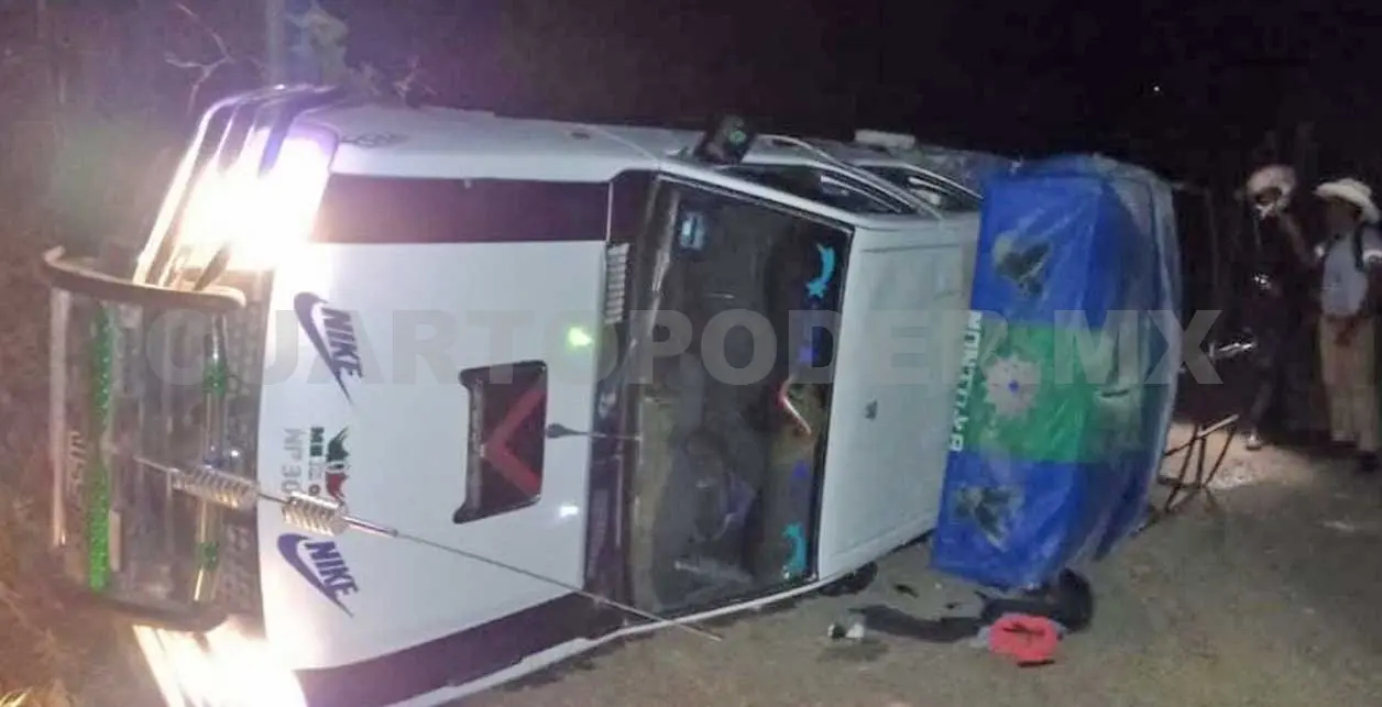 El accidente ocurrió en una carretera que va de la cabecera municipal de Ocosingo a la comunidad Monte Líbano. Moisés Lorenzo / CP