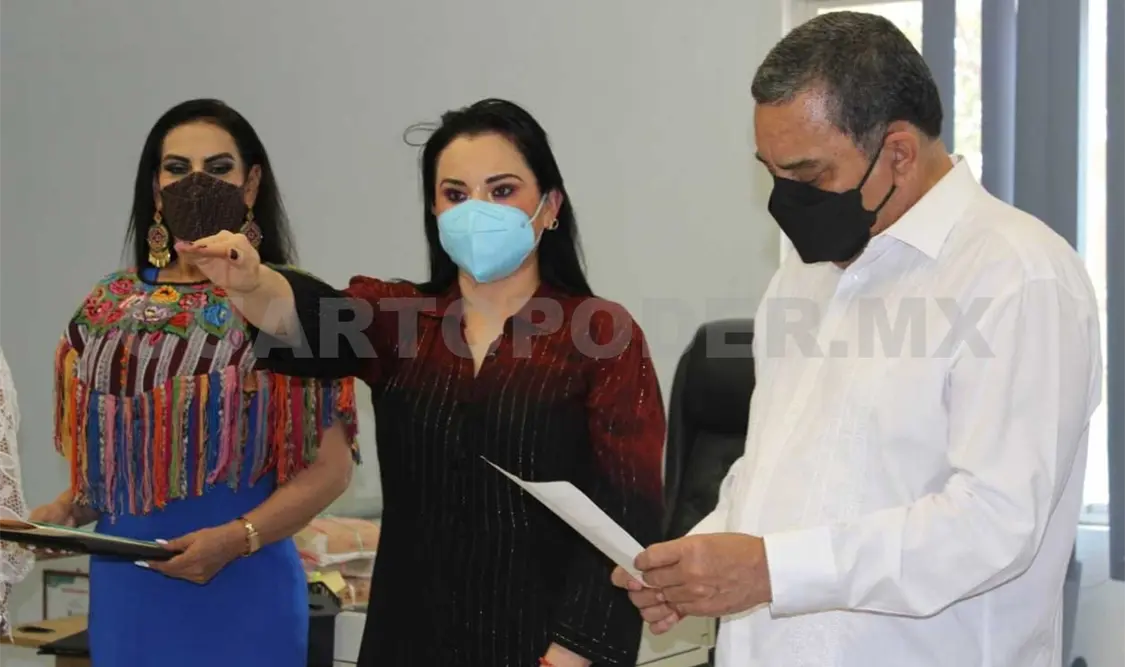 Se tomó protesta a la nueva directora del Archivo del Poder Judicial. CP