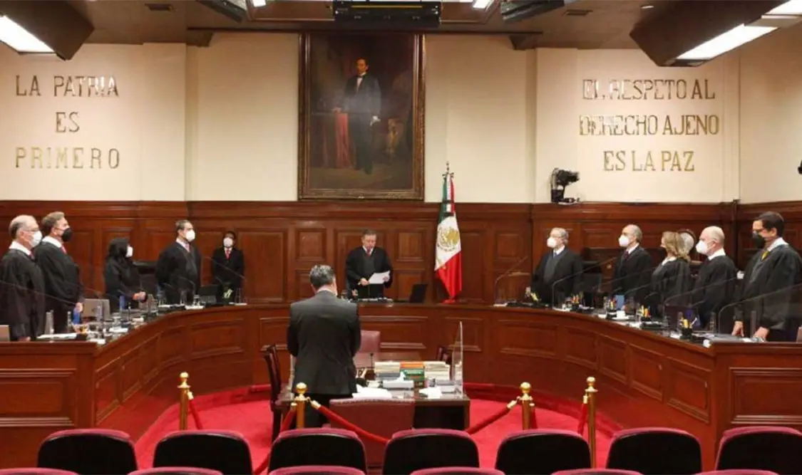 Con 10 votos a favor y uno en contra, los ministros de la SCJN aprobaron en lo general el proyecto de sentencia que favorece a Oaxaca. Cortesía