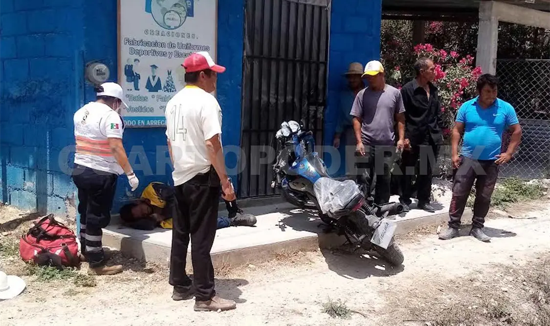 Debido al estado de ebriedad se salieron del camino y se estrellaron contra una casa. Juan Orel / CP