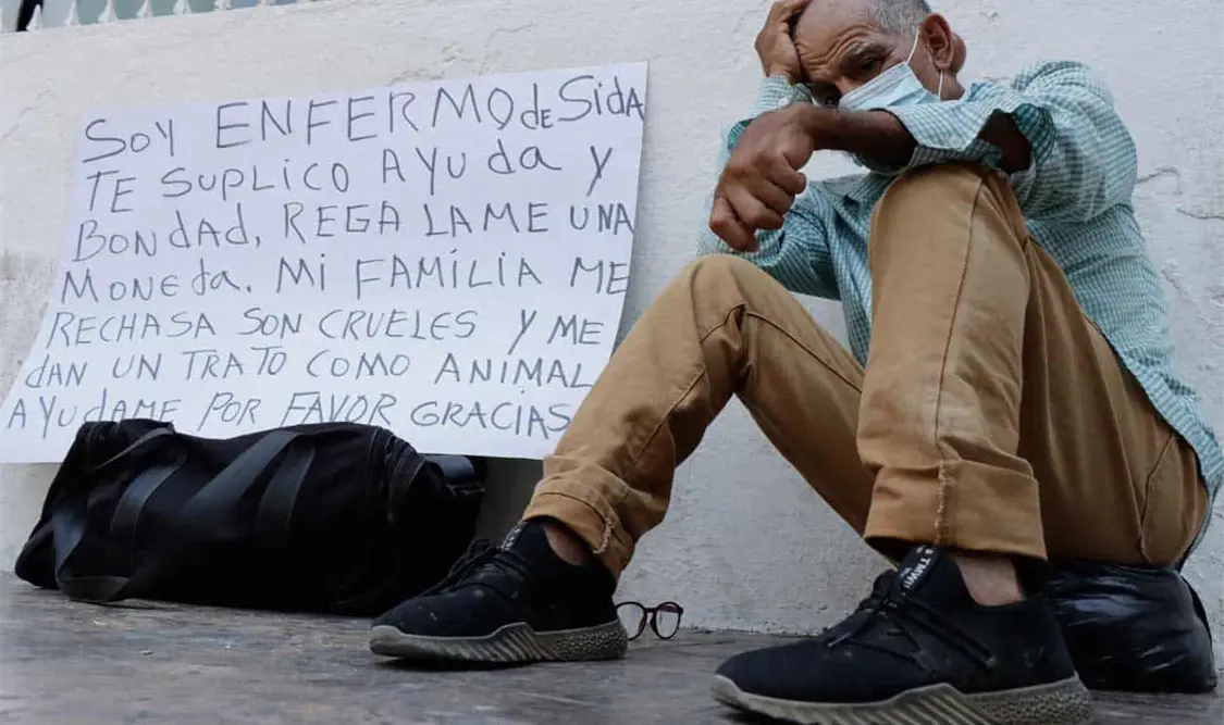 Hombre con VIH pide apoyo a la sociedad