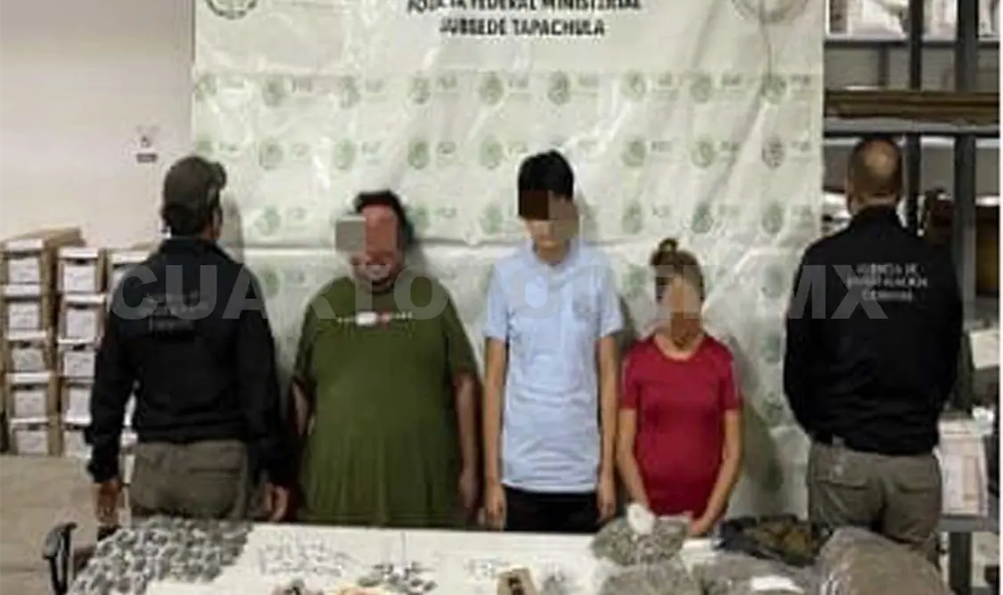 Manuel “G”, Bersabet “M” y Alex “G” fueron puestos a disposición del Ministerio Público de la FGR. CP