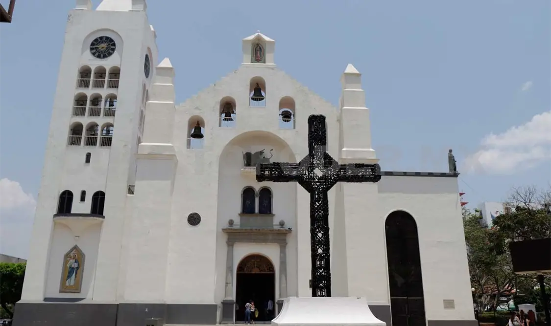La catedral de San Marcos es uno de los principales iconos arquitectónicos de Tuxtla. Diego Pérez / CP
