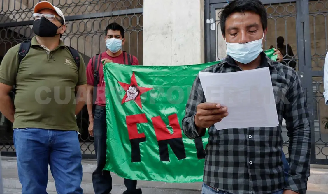 Señalan directamente al alcalde de ser el responsable de las agresiones en contra de los integrantes del ejido Rubén Jaramillo, congregación Matasano. Diego Pérez / CP