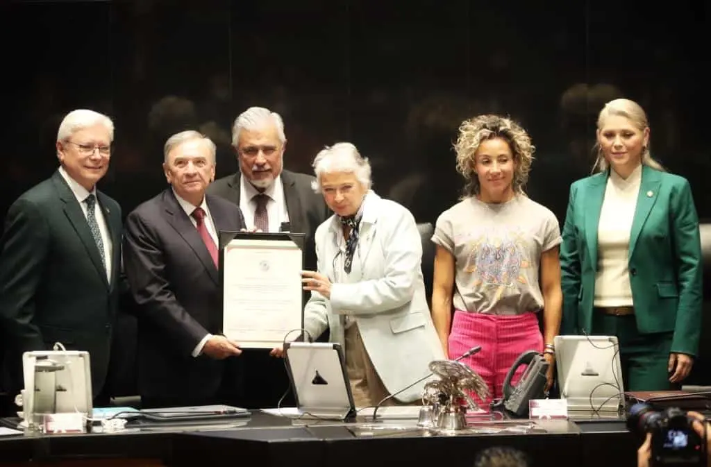 La protesta de Aysa González se da luego de ser ratificado por la mayoría de Morena y sus aliados. Cortesía
