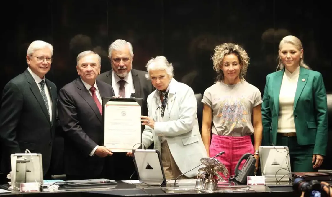 La protesta de Aysa González se da luego de ser ratificado por la mayoría de Morena y sus aliados. Cortesía