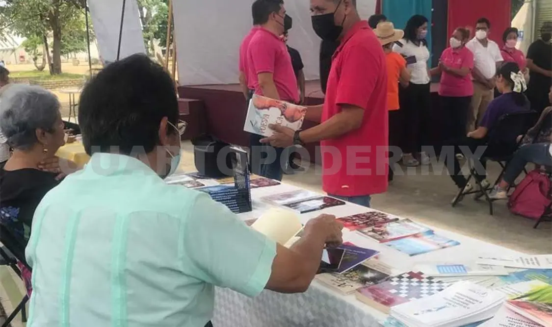 Se efectuaron diversas actividades culturales, talleres y exposiciones de libros. Víctor Sánchez / CP