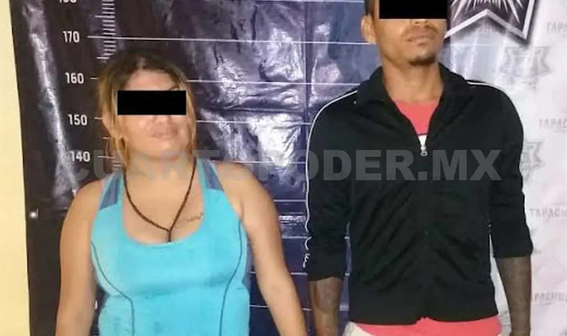 Milton Alexis “N”, de 26 años de edad y Blanca Esthela “N”, de 30, están relacionados con otros asaltos a tiendas de conveniencia. Víctor Sánchez / CP