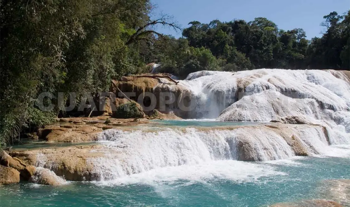 Conmemoran aniversario de las Cascadas de Agua Azul