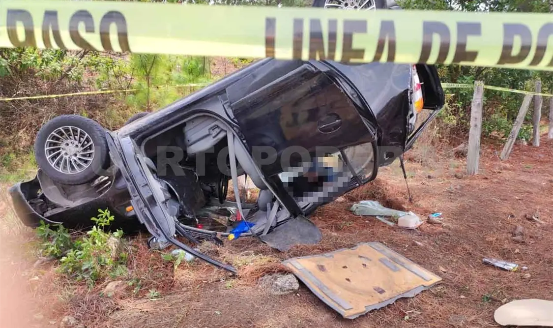 Fallece mujer en accidente carretero